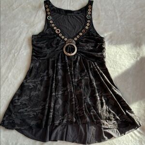 Lapis Camouflage Tank Top Size Small